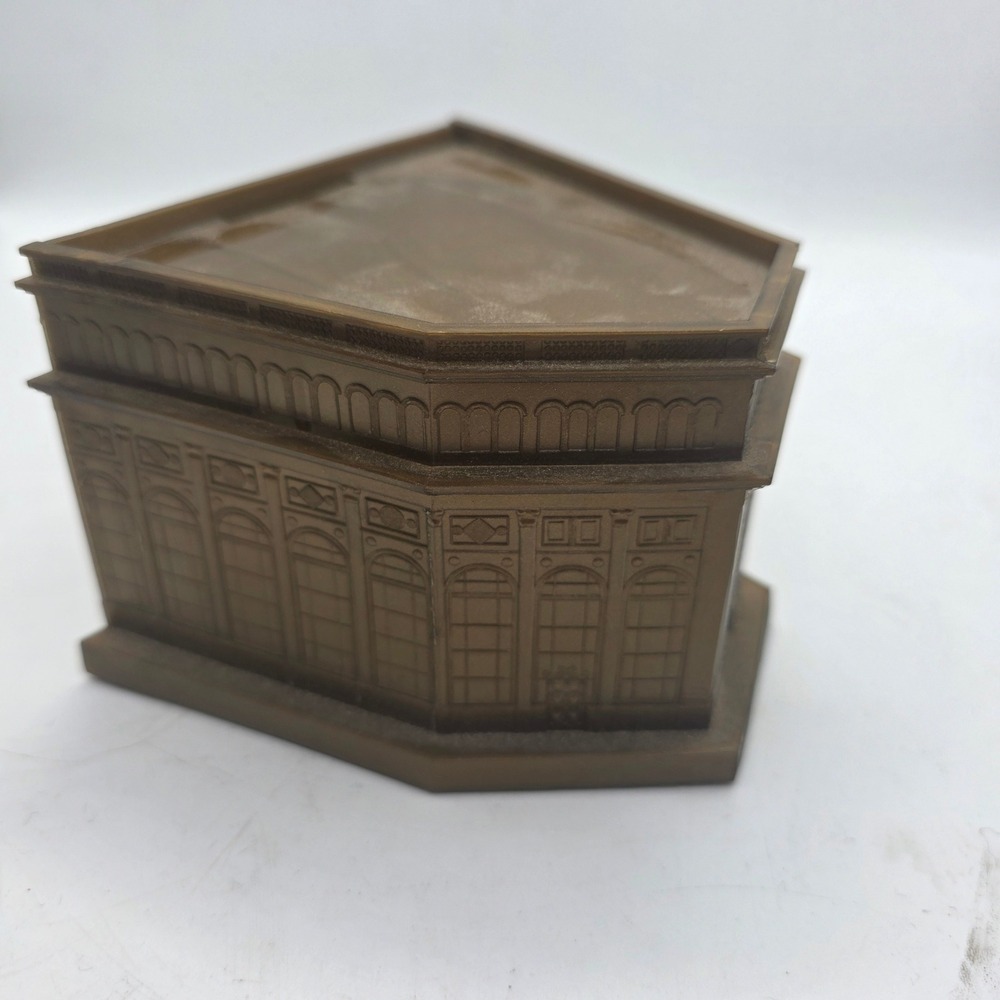 Vintage 1950s Rochester Savings Bank Plastic Building Coin Bank NY Advertising
